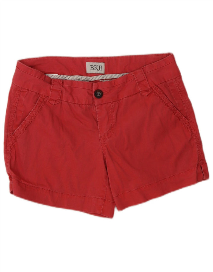 BKE Short décontracté pour femme W26 Petit coton rouge