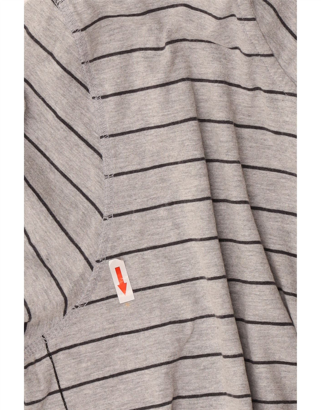 Mossimo Pull à capuche pour homme XL en coton rayé gris