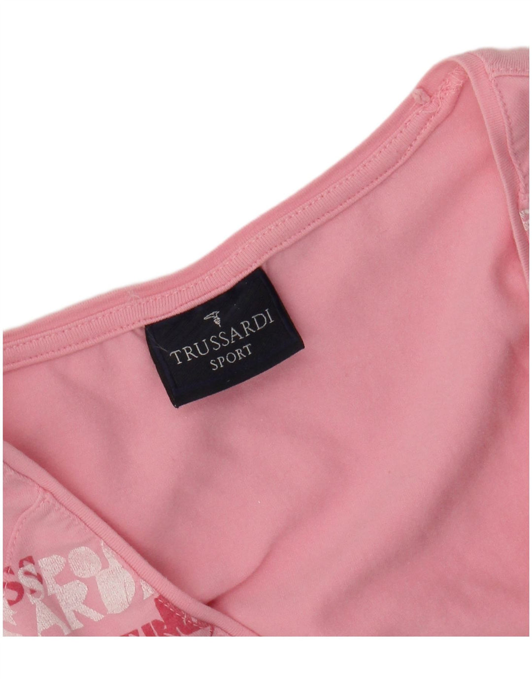 TRUSSARDI T-Shirt Graphique Fille 11-12 Ans Grand Rose
