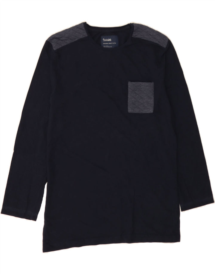 JULES Mens Top Long Sleeve XL Navy Blue Vintage Jules and Second-Hand Jules from Messina Hembry 