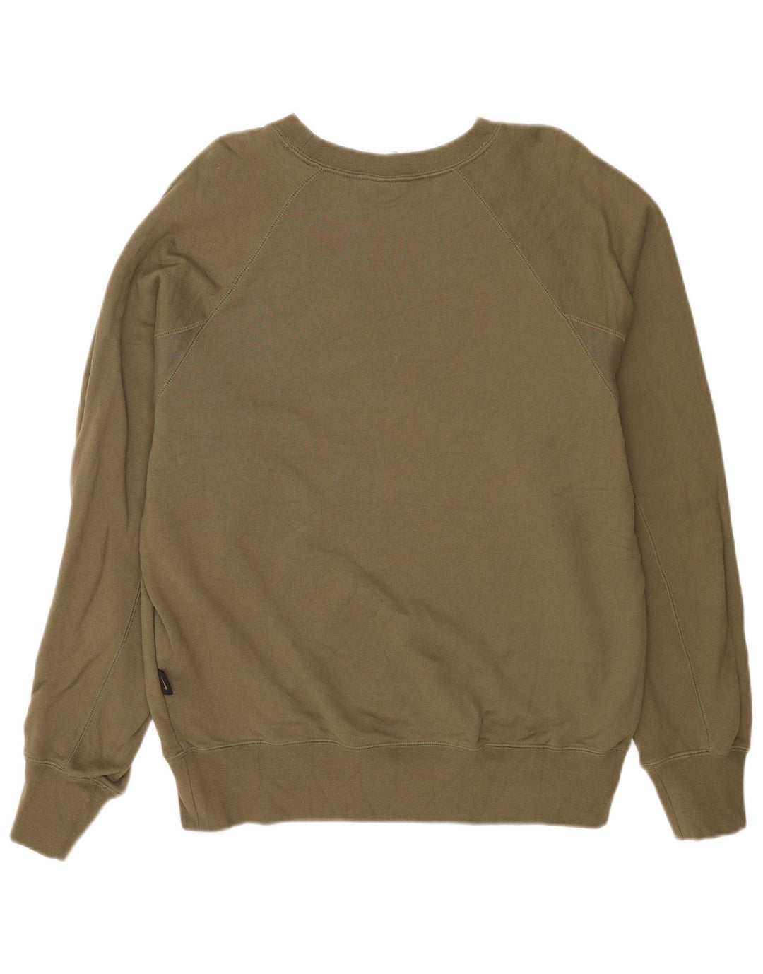 Nike Sweat-shirt graphique pour homme en coton kaki Taille L