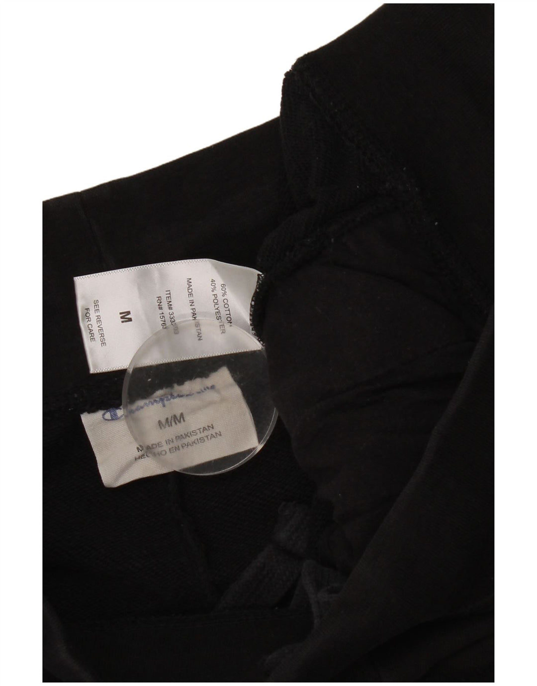 Champion Pantalon De Survêtement Joggers Homme Noir Moyen Coton