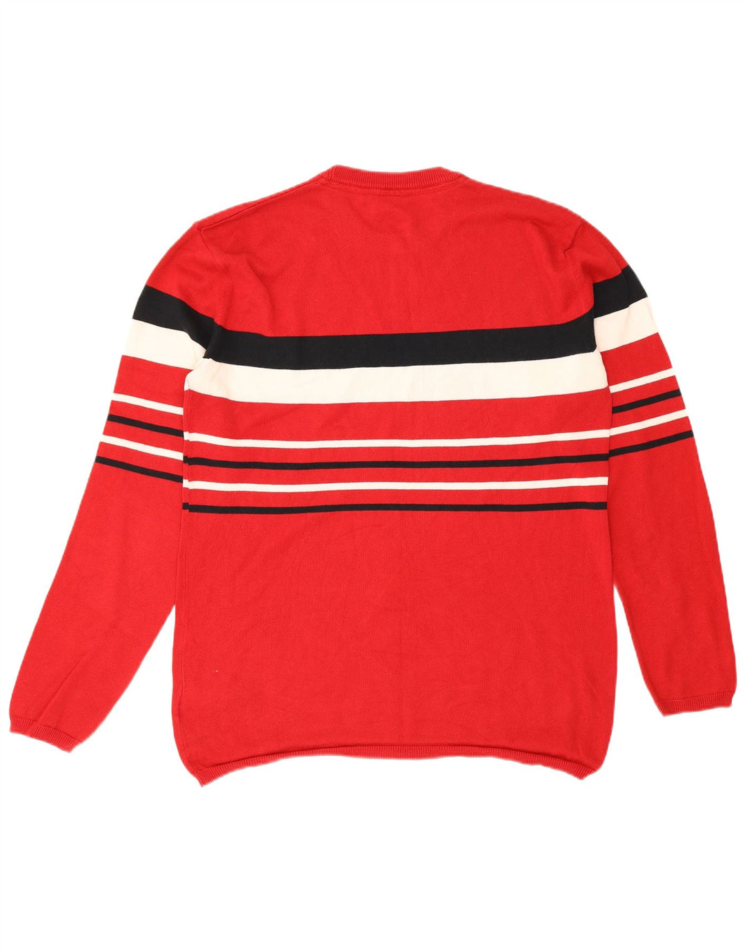 Levi's Pull Ras du Cou Homme Large Rouge Rayé Coton