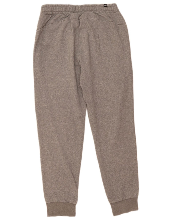 Puma Pantalon de survêtement graphique pour homme en coton moucheté Gris Taille L