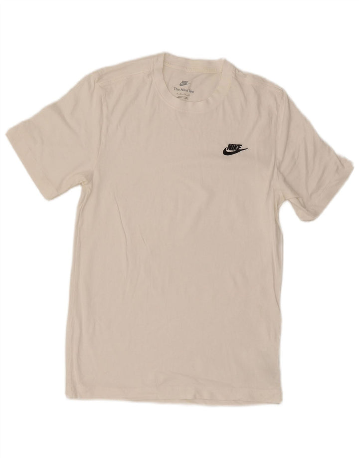 Nike T-Shirt Homme Haut XS Blanc Coton