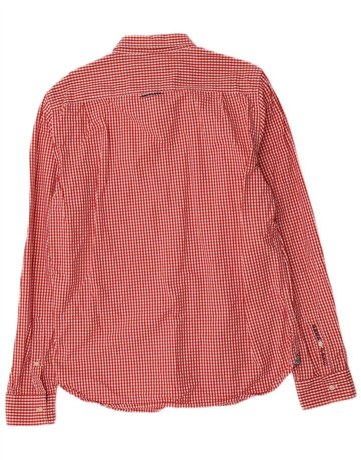 Superdry Chemise Homme XL Rouge Vichy Coton