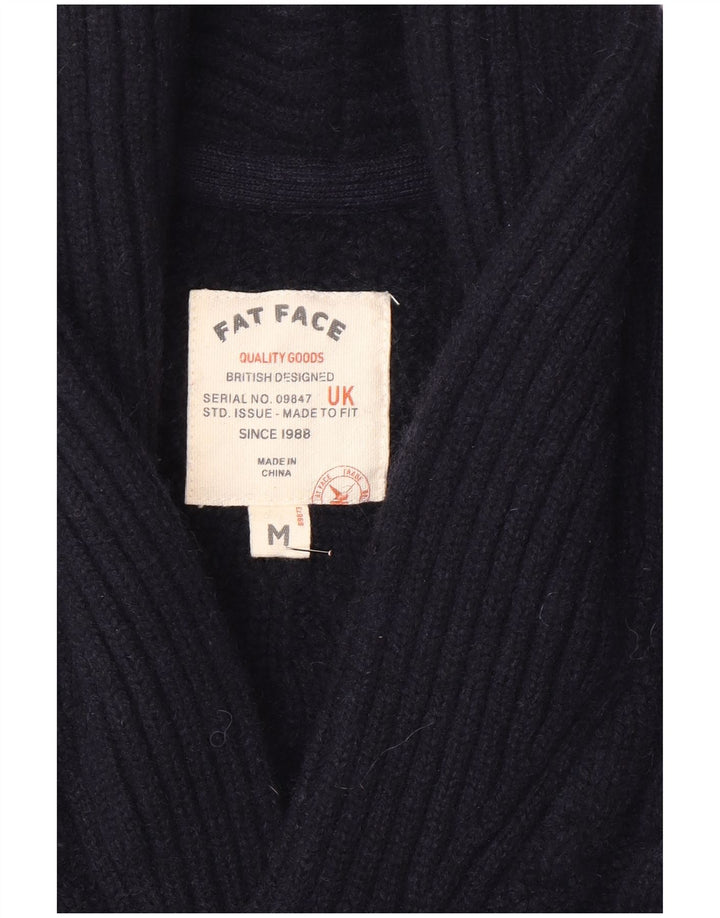 Fat Face Cardigan Pull Homme Bleu Marine Moyen Laine