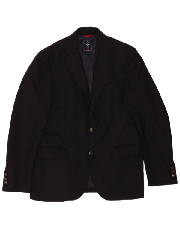 Fay Veste Blazer 2 Boutons Homme IT 52 XL Bleu Marine