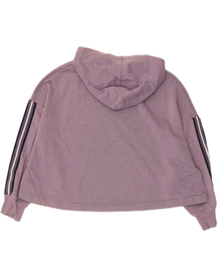 Marks & Spencer Pull à capuche surdimensionné pour femme UK 16 Large Violet Polyester
