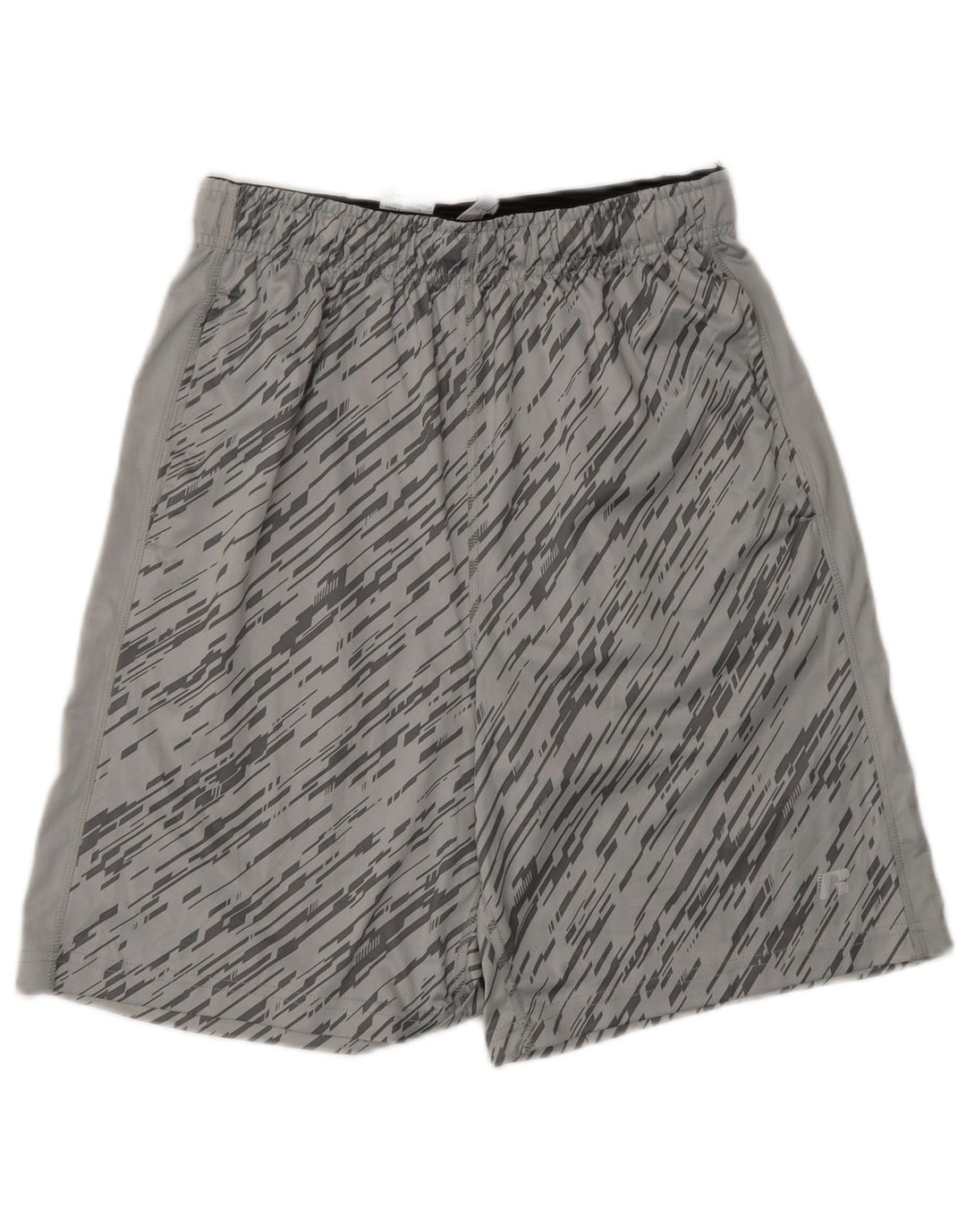 Russell Athletic Short de sport pour homme Petit polyester moucheté gris