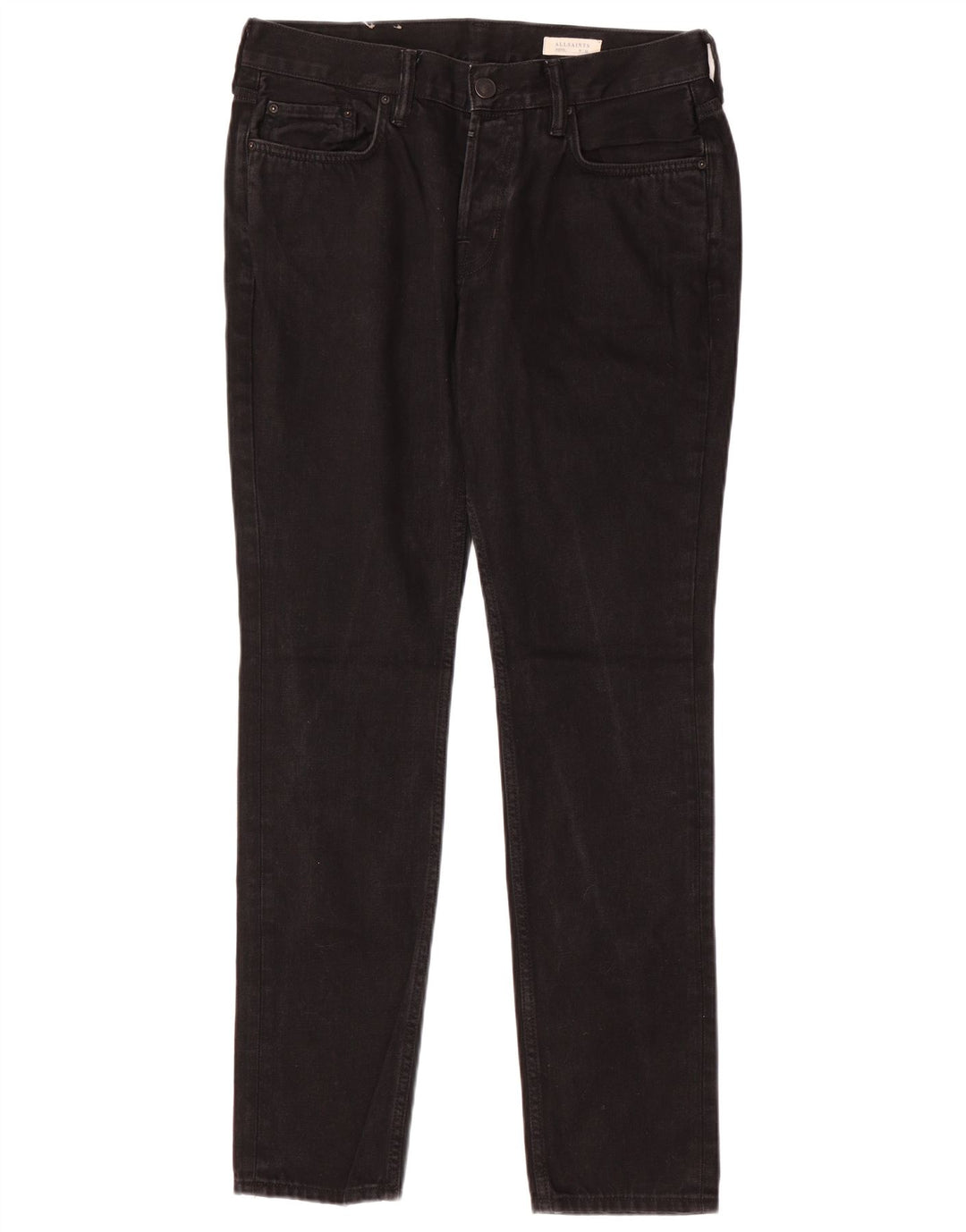 ALL SAINTS Jean Skinny Homme W32 L31 Noir Coton