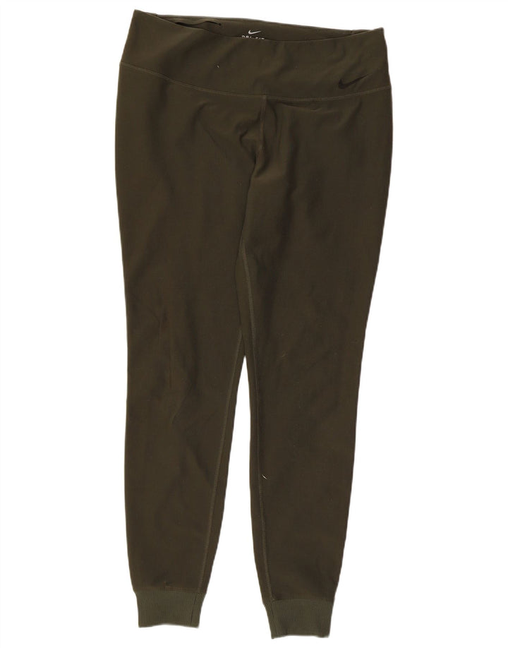 Nike Legging Dri Fit pour femme UK 44 Large Kaki Polyester