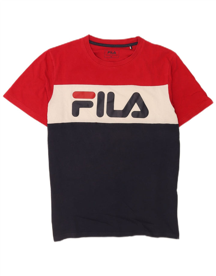 Fila Haut T-Shirt Graphique Homme Multicolore Colourblock