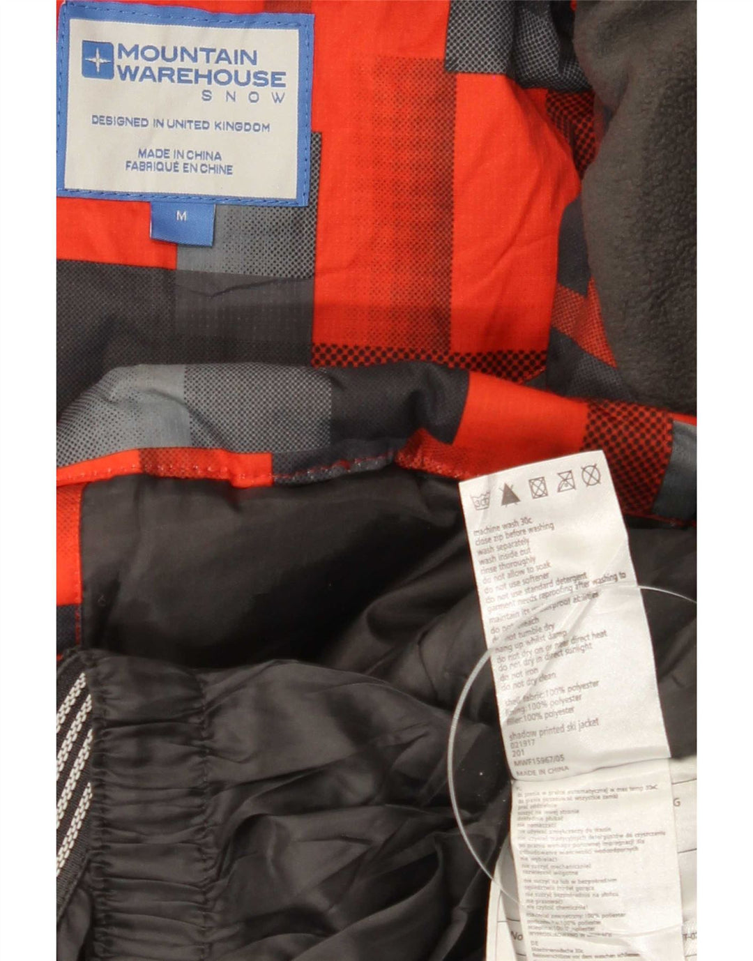 Mountain Warehouse Veste coupe-vent pour homme UK 38 Medium Multicolore