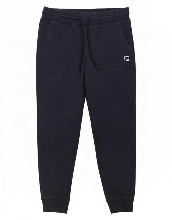Fila Homme Pantalon De Survêtement Joggers Petit Bleu Marine Coton