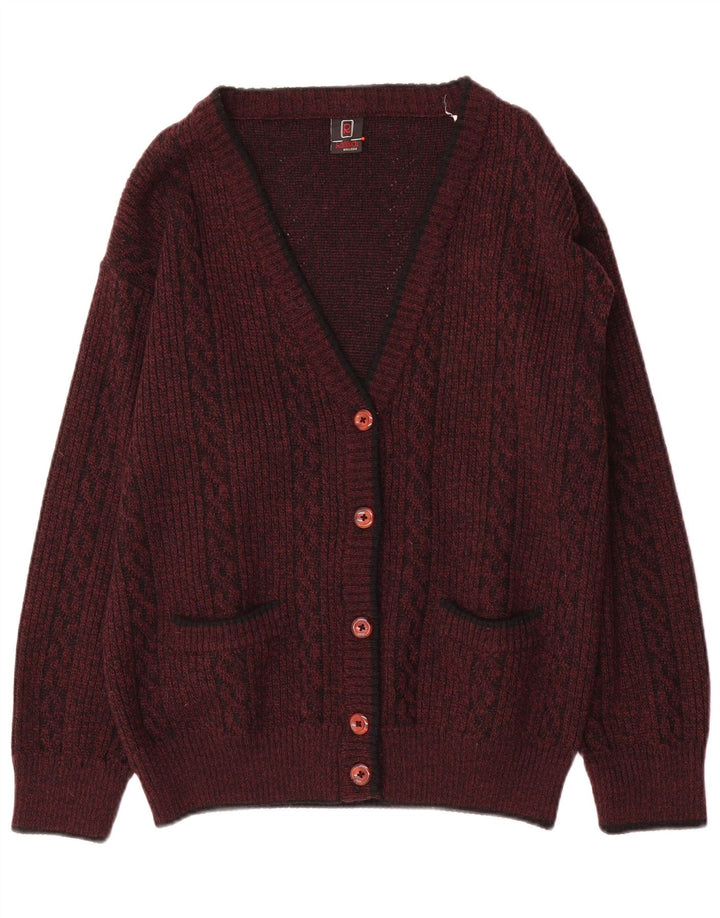 Rinaldi Cardigan Femme Pull UK 14 Large Marron Laine