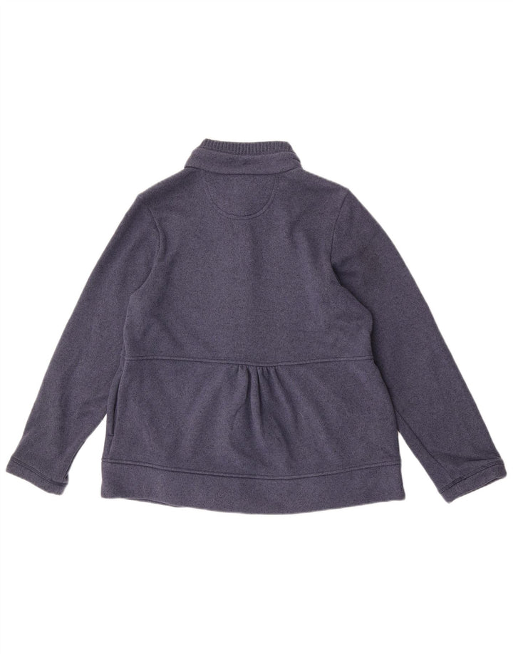 Marks & Spencer Pull Cardigan Femme UK 12 Medium Bleu Marine Polyester