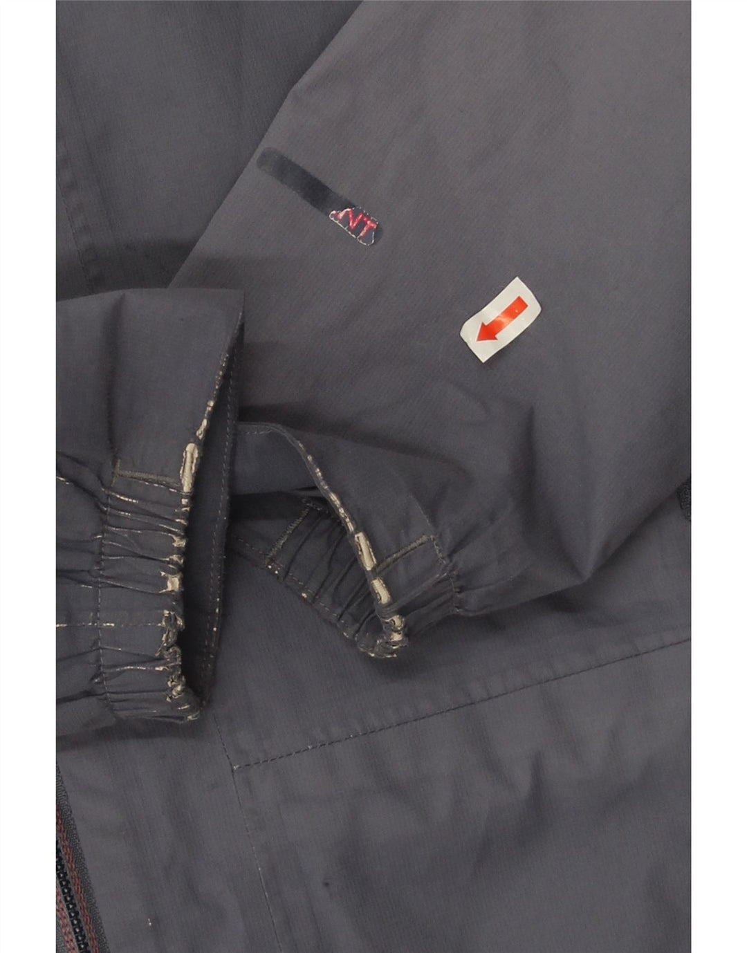 The North Face Veste de pluie à capuche pour femme UK 6 XS Gris Polyester