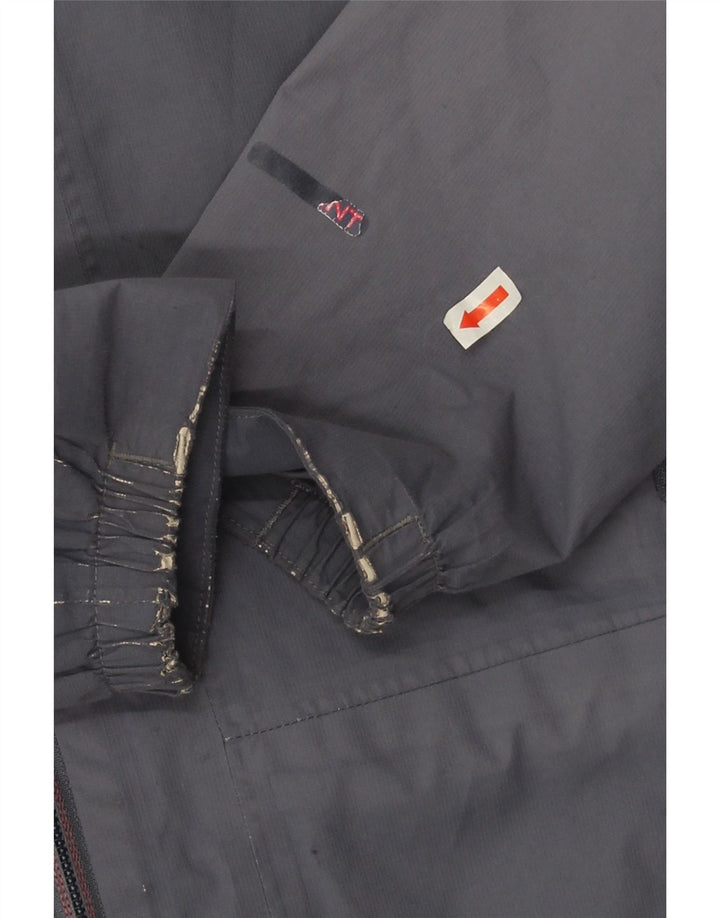 The North Face Veste de pluie à capuche pour femme UK 6 XS Gris Polyester