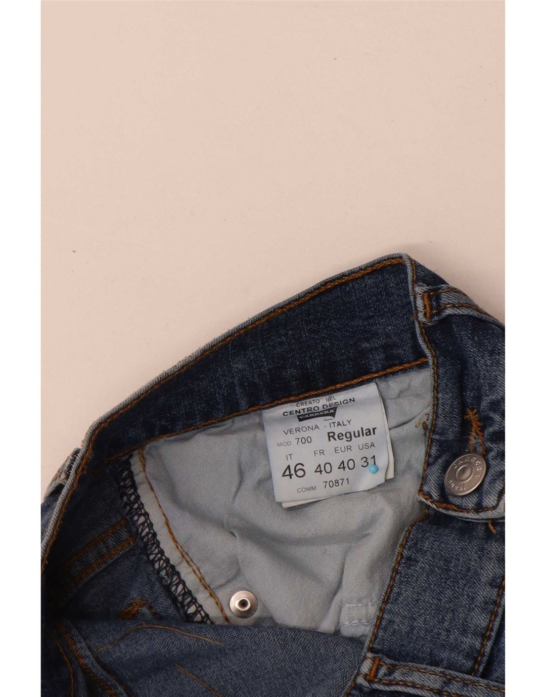 Carrera Jean Slim 700 Regular W31 L34 Homme Bleu Coton