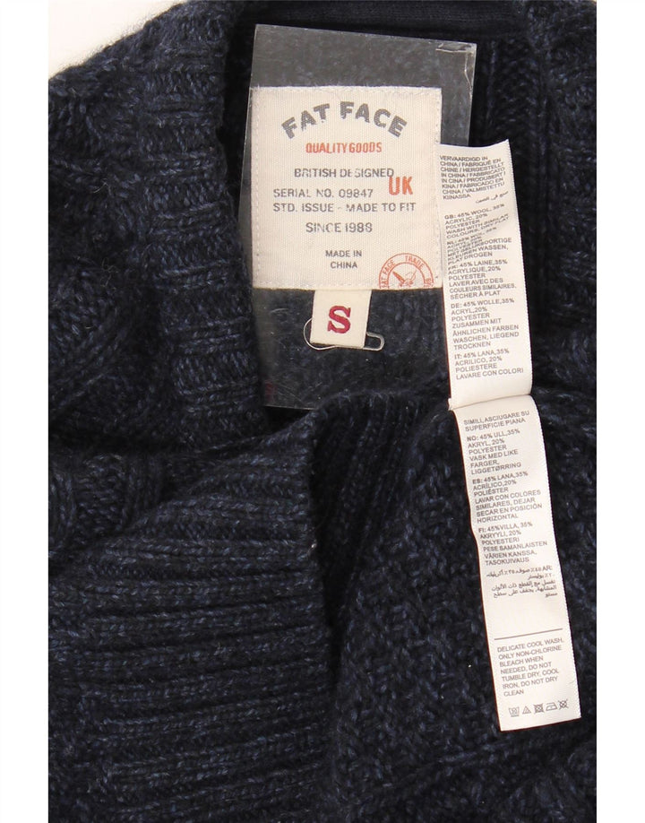 Fat Face Pull col bateau pour homme en laine bleu marine Taille S