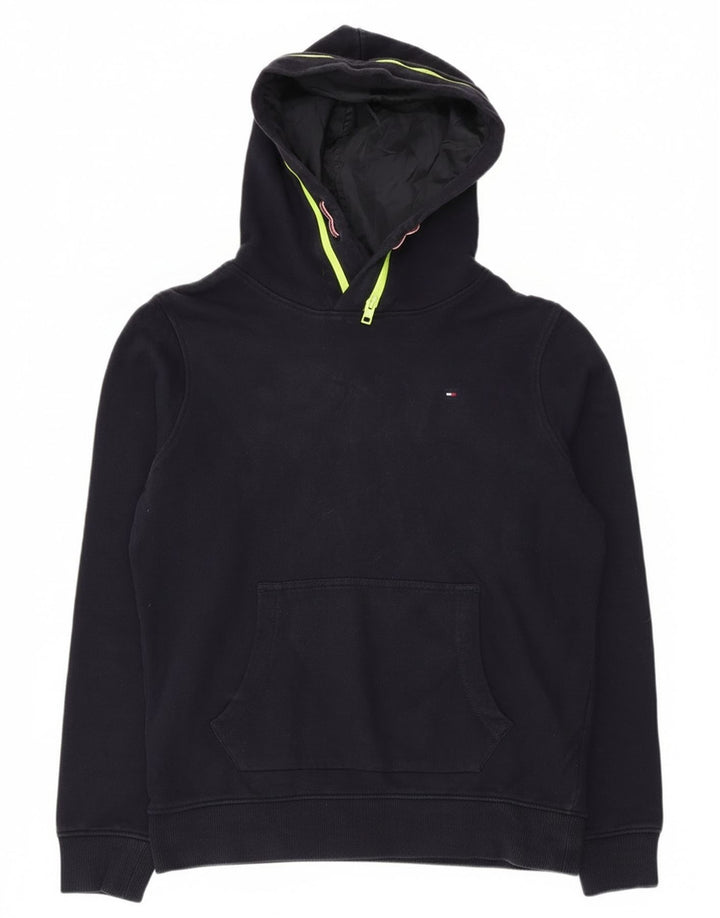 Tommy Hilfiger Pull à capuche garçon 13-14 ans Bleu marine Polyester
