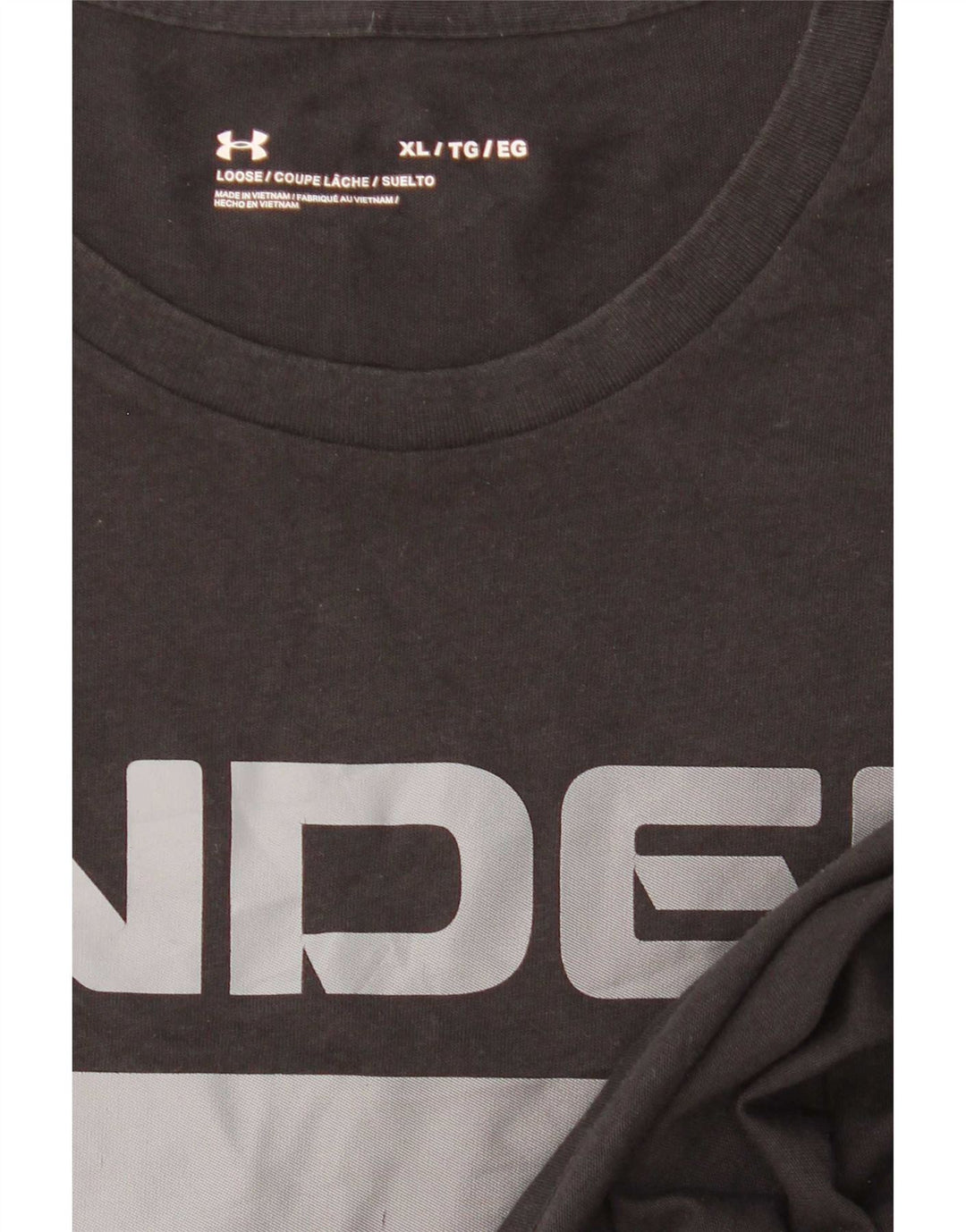 Under Armour T-Shirt Graphique Homme XL Noir