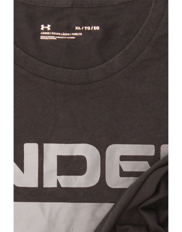 Under Armour T-Shirt Graphique Homme XL Noir