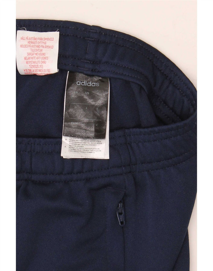 Pantalon de survêtement Adidas Garçon Climalite 11-12 ans Bleu Marine Polyester