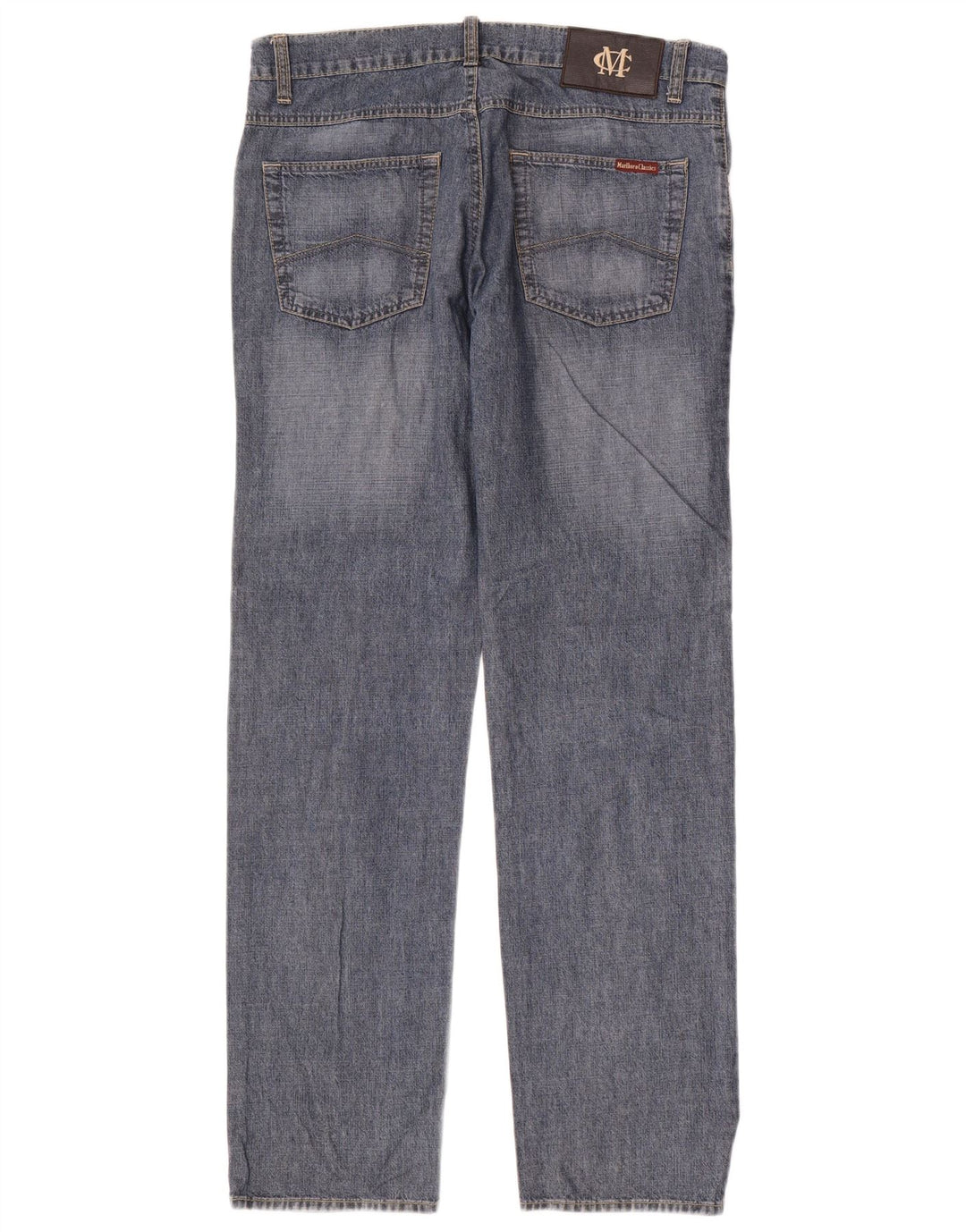 Marlboro Classics Jean droit homme W33 L32 bleu coton
