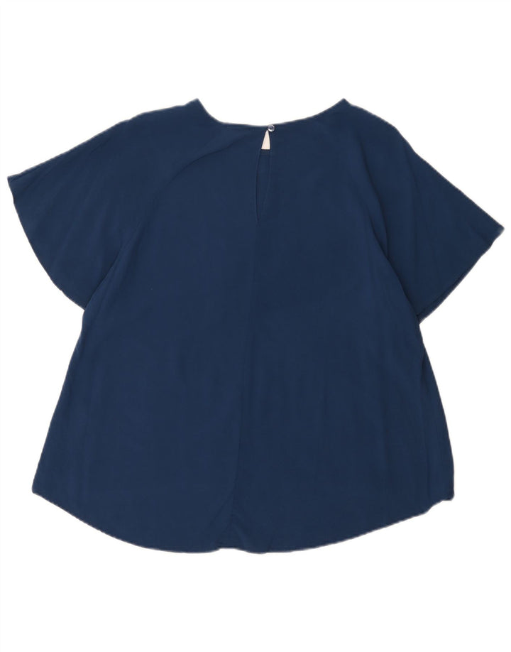 Sun68 Chemisier pour femme UK 44 Bleu marine moyen Viscose