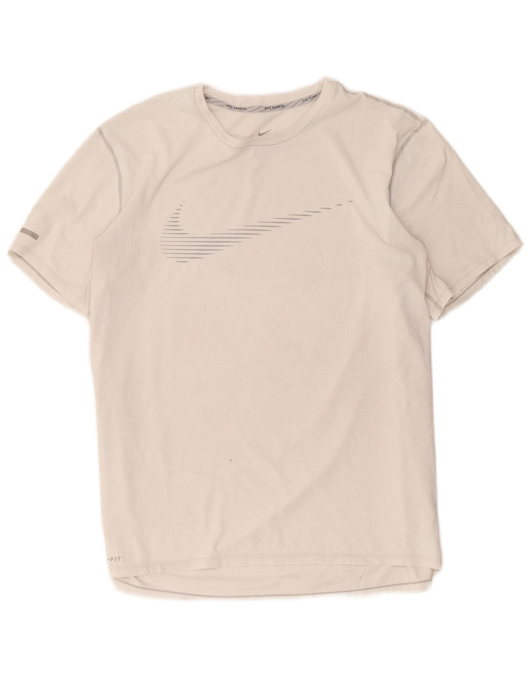 Nike Hommes Dri Fit Graphic T-Shirt Haut XL Blanc Polyester