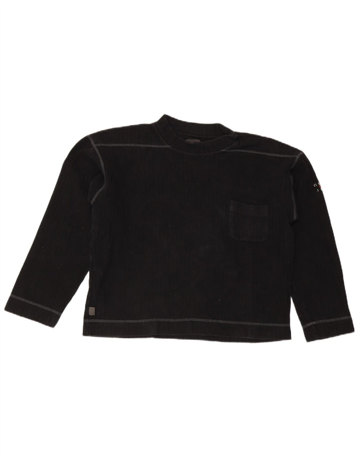 Guess Haut à manches longues pour femme UK 44 Coton noir moyen