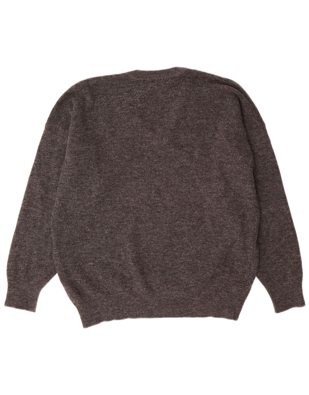 Lacoste Pull col V pour homme Taille 7 2XL Laine grise