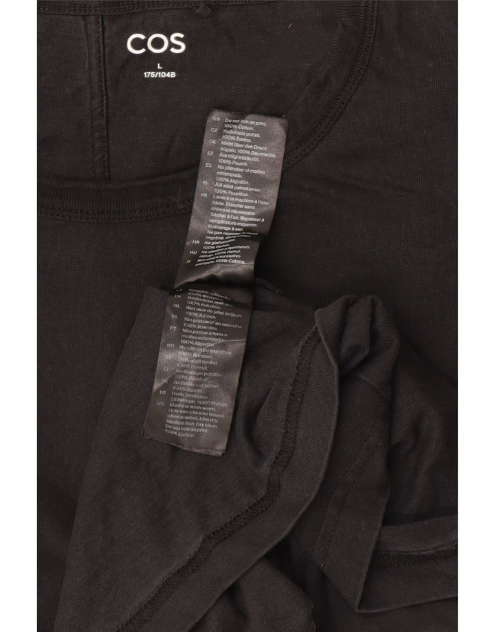 Cos Haut Homme Manches Longues Grand Coton Gris