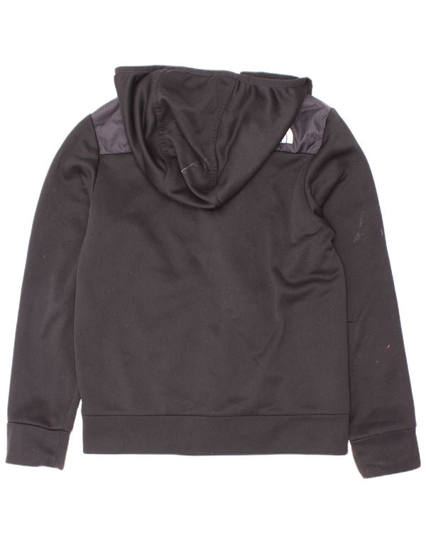 The North Face Pull à capuche zippé pour garçon 9-10 ans Noir moyen colour block