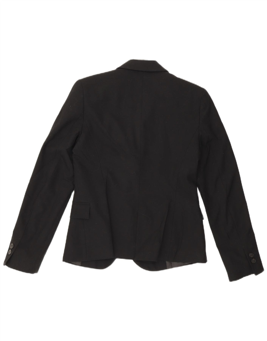 Zara Veste Blazer 1 Bouton Femme EU 36 XS Noir Polyester