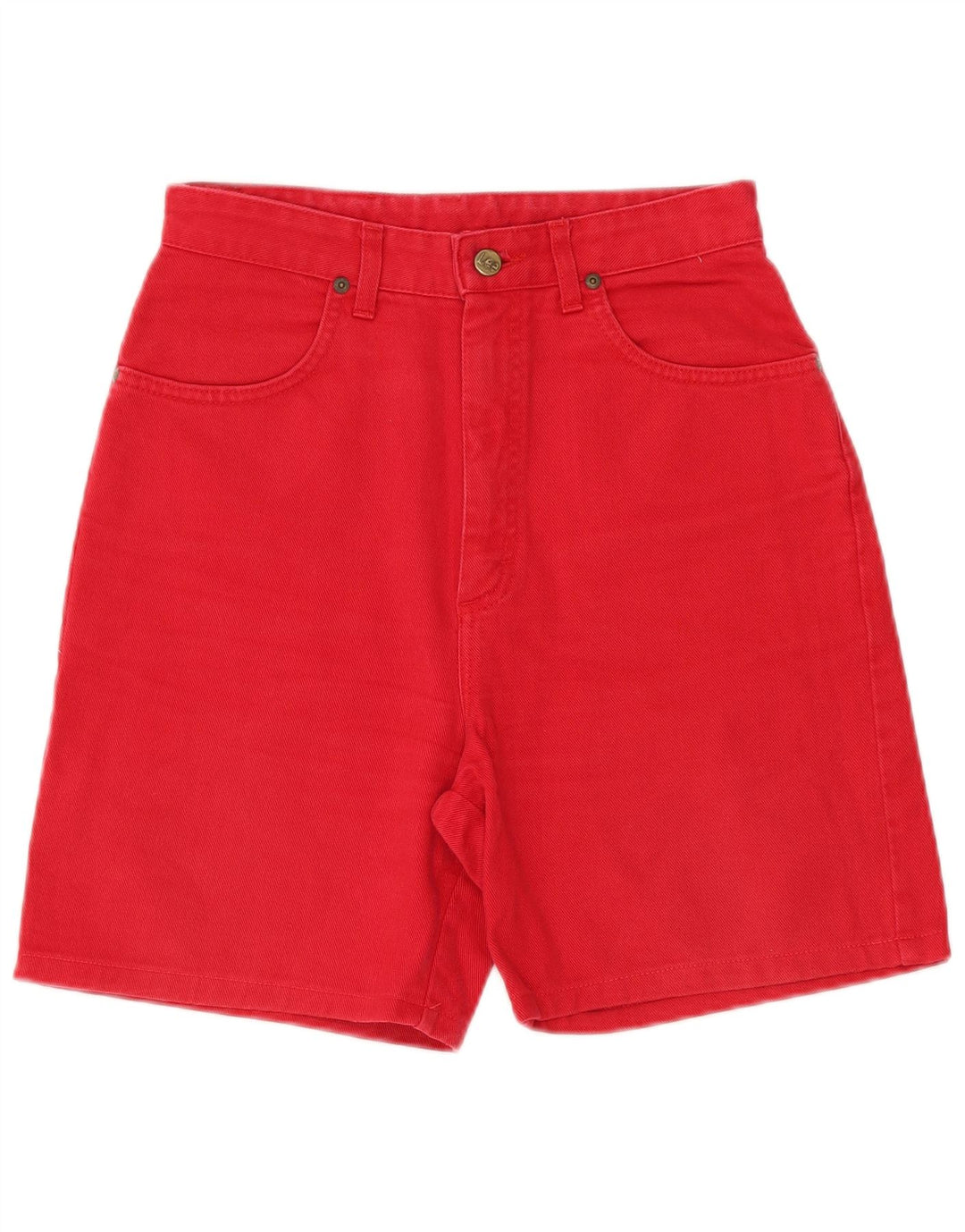 LEE Short en Jean Carmel Homme W30 Rouge Moyen Coton