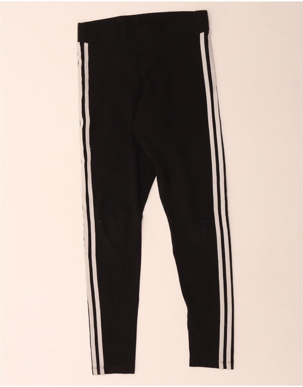 Adidas Leggings Femme UK 8/10 Petit Noir Coton