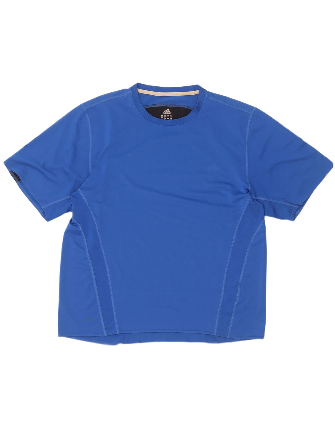 Adidas T-Shirt Homme Top 2XL Bleu Colorblock