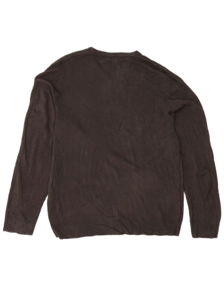 Marks & Spencer Pull col V pour homme en acrylique gris Taille L
