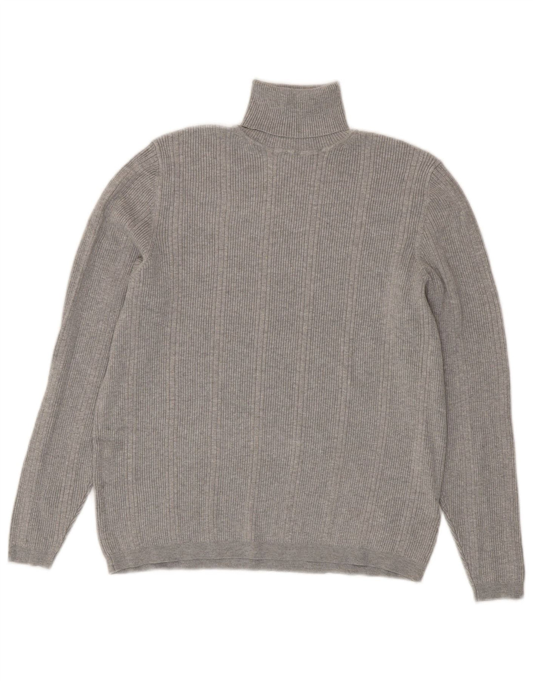 Marks & Spencer Pull col roulé pour femme UK 18 XL Gris Viscose