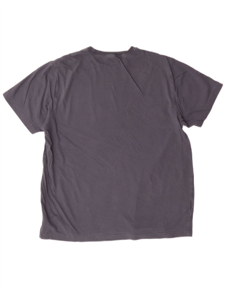 EDDIE BAUER T-Shirt Homme Haut Large Gris Coton