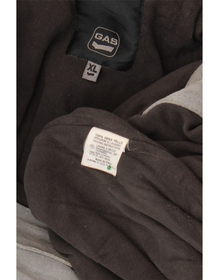 GAS Veste en Daim Homme UK 42 XL Cuir Gris
