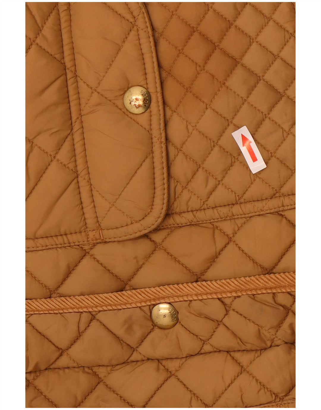 Joules Veste matelassée pour femme UK 12 Beige moyen Polyamide