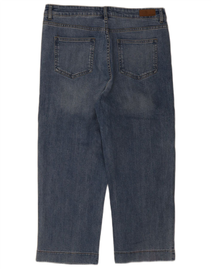 Fat Face Jean court pour femme UK 12 Medium W32 L23 Bleu Coton