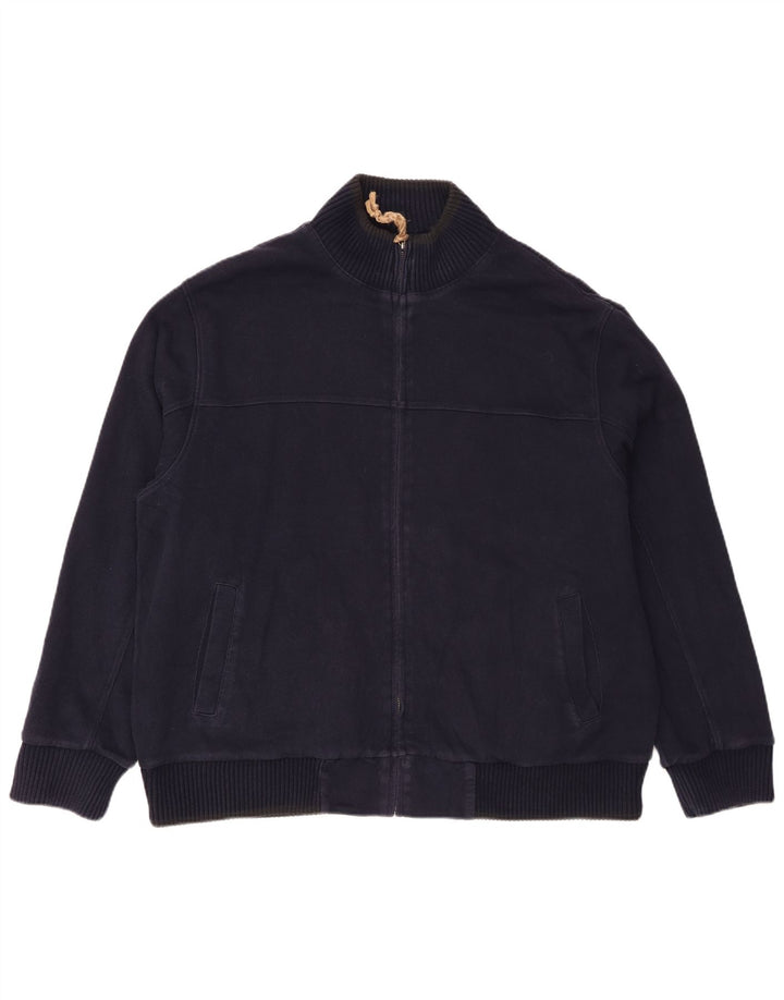 Marks & Spencer Veste de survêtement Blue Harbor pour homme en coton bleu marine 2XL