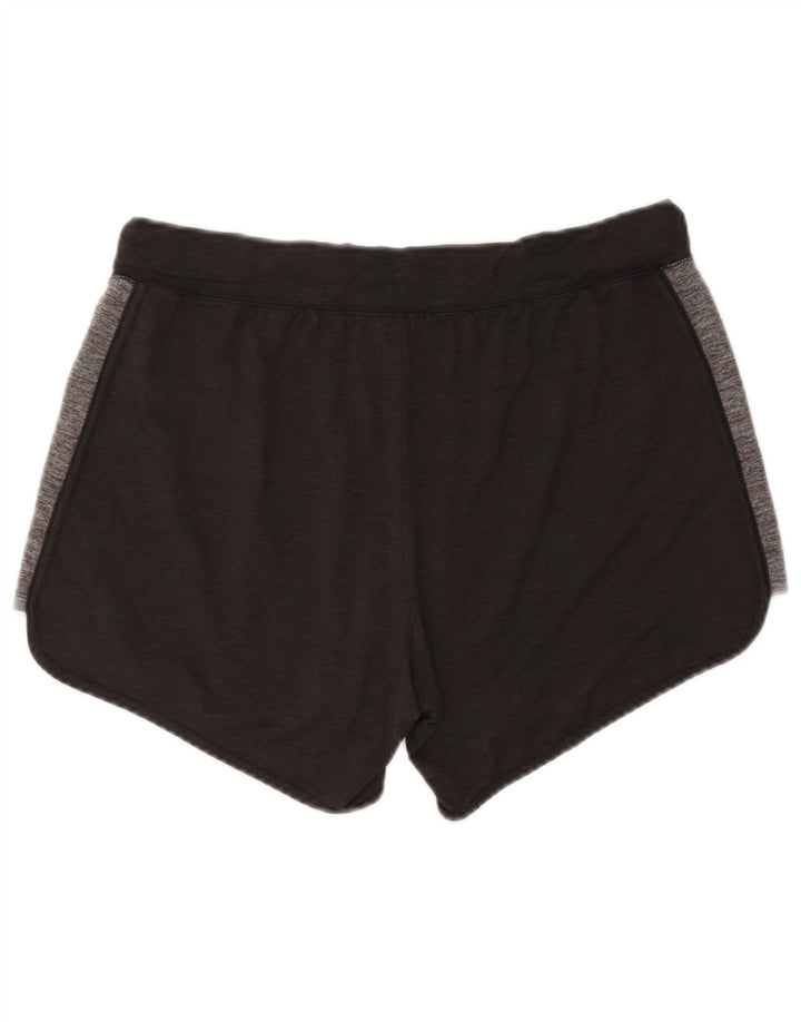Reebok Short de sport pour femme UK 12 Gris moyen Polyester colour block