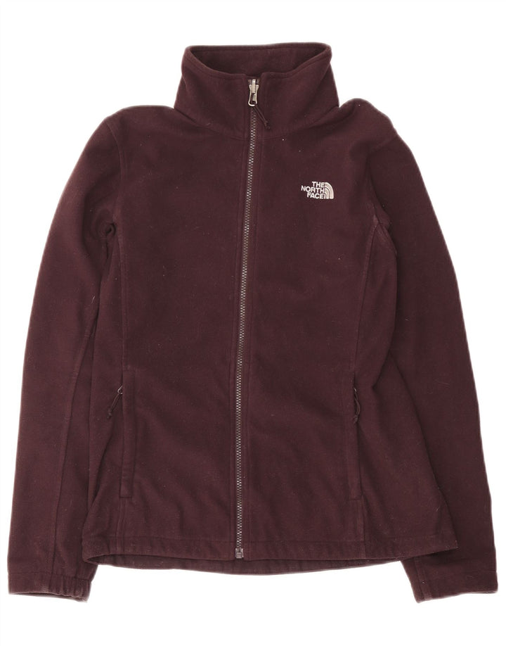 THE NORTH FACE Veste polaire doublure pour femme UK 10 petit polyester bordeaux