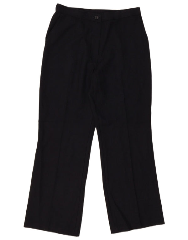 Marks & Spencer Pantalon Chino Femme UK 12 Medium W30 L27 Bleu Marine